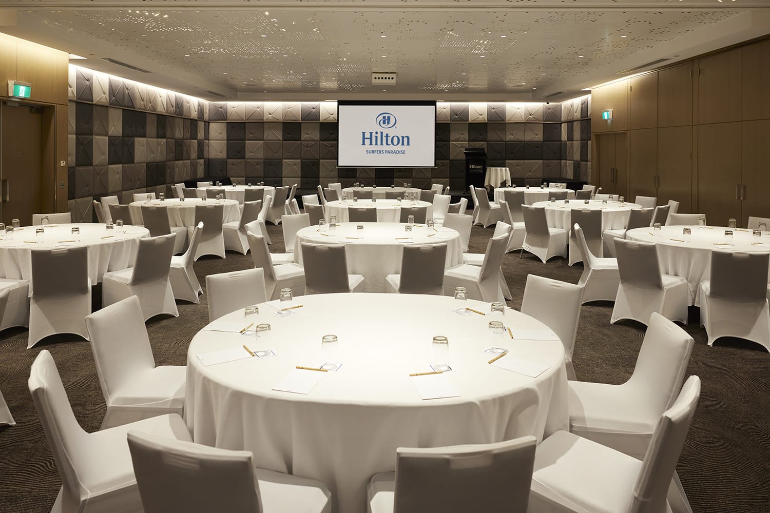 The Hilton Grand Ballroom Conference Room on the Gold Coast